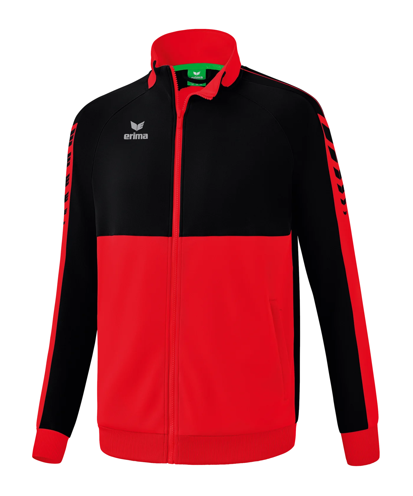 Erima Six Wings Trainingsjacke Rot Schwarz