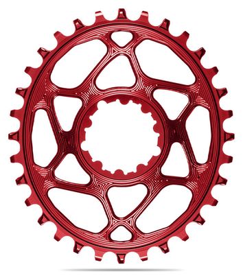 Plateau Ovale Narrow Wide AbsoluteBlack Direct Mount Boost Sram 12V Rouge