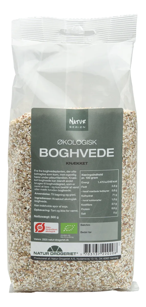 Natur-Drogeriet Boghvede Knækket Ø - 500 g.
