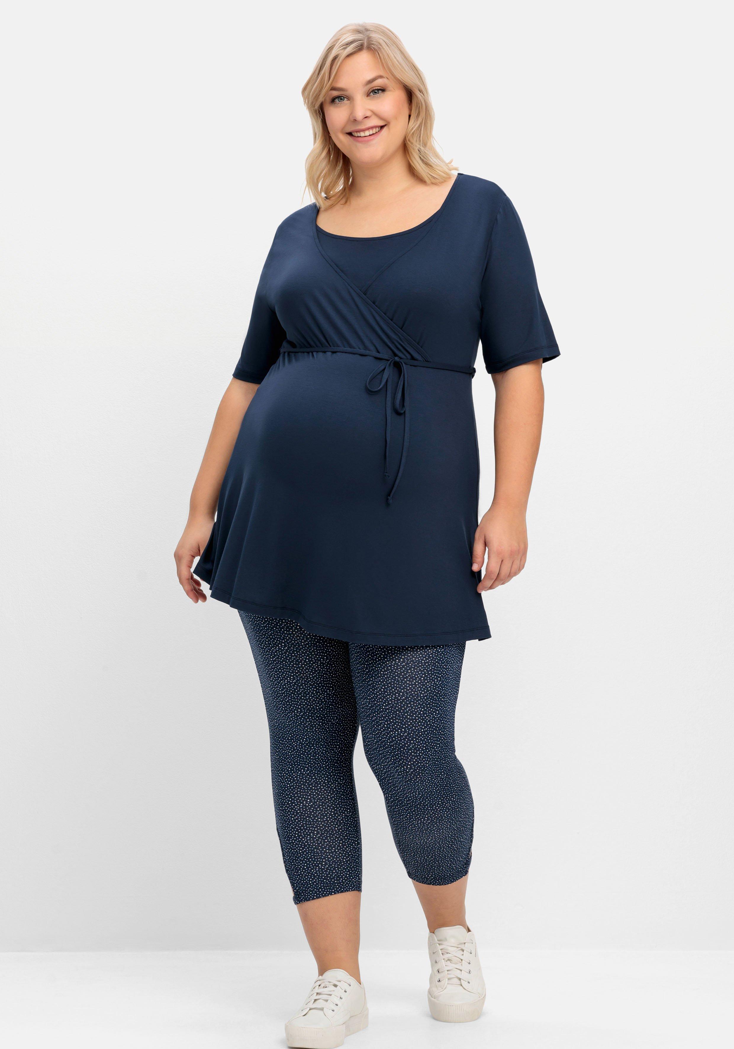 Set aus Stillshirt und Umstands-Leggings
