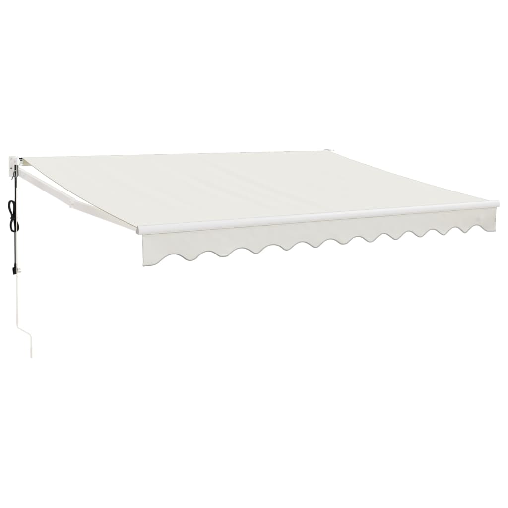 Auvent rétractable automatique crème 3x2,5 m