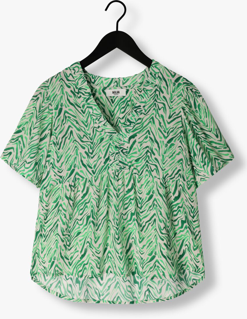 MOLIIN groene moliin blouse alex