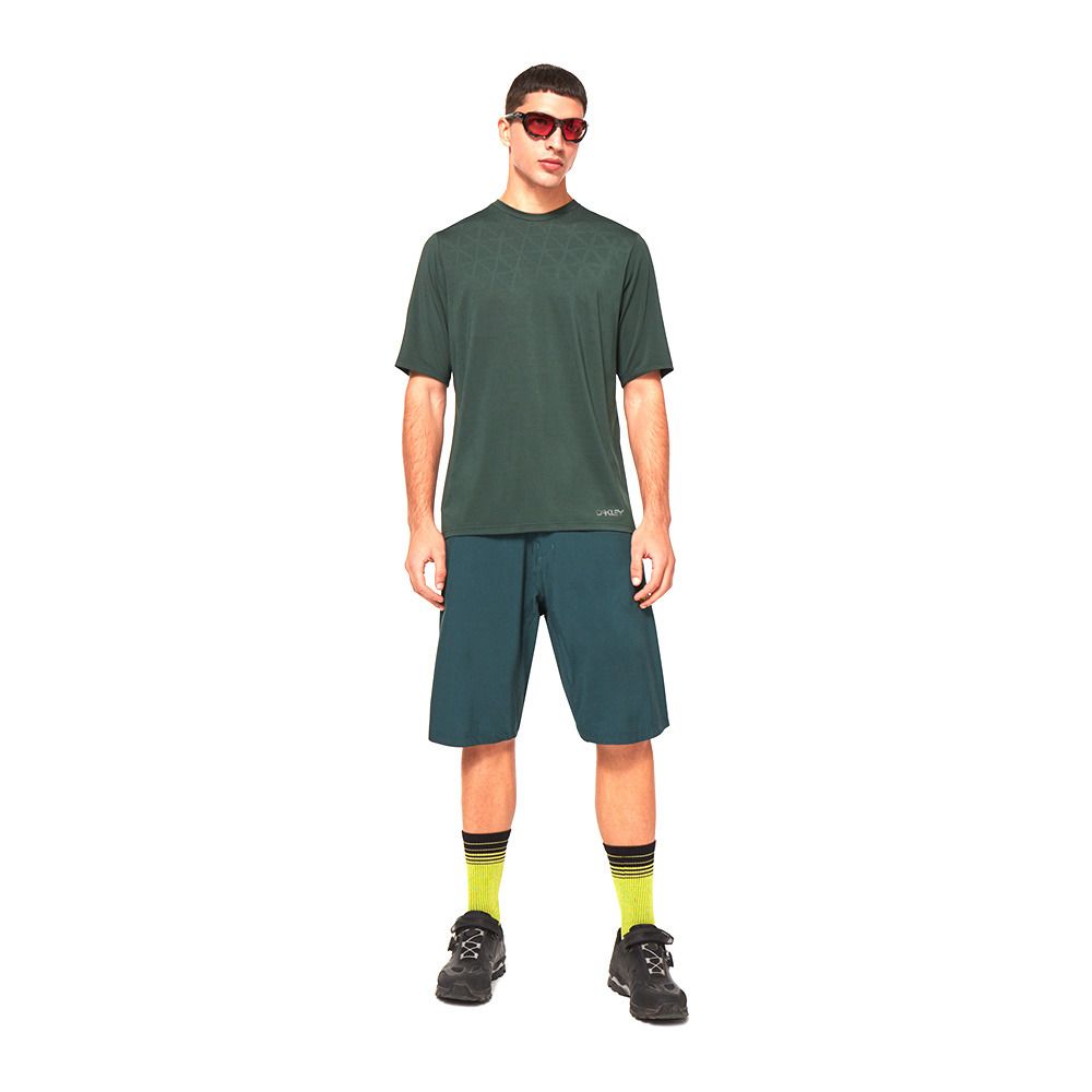 Oakley REDUCT BERM - Short 2 en 1 Homme hunter green (helmet)