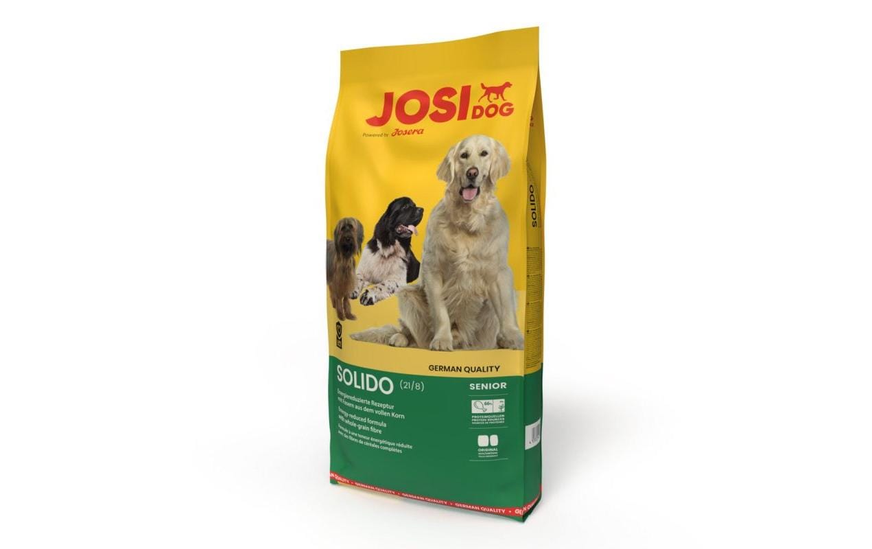 Trockenfutter JosiDog Solido, Adult, 0.9 kgAlleinfuttermittel für wenig aktive, ausgewachsene Hunde