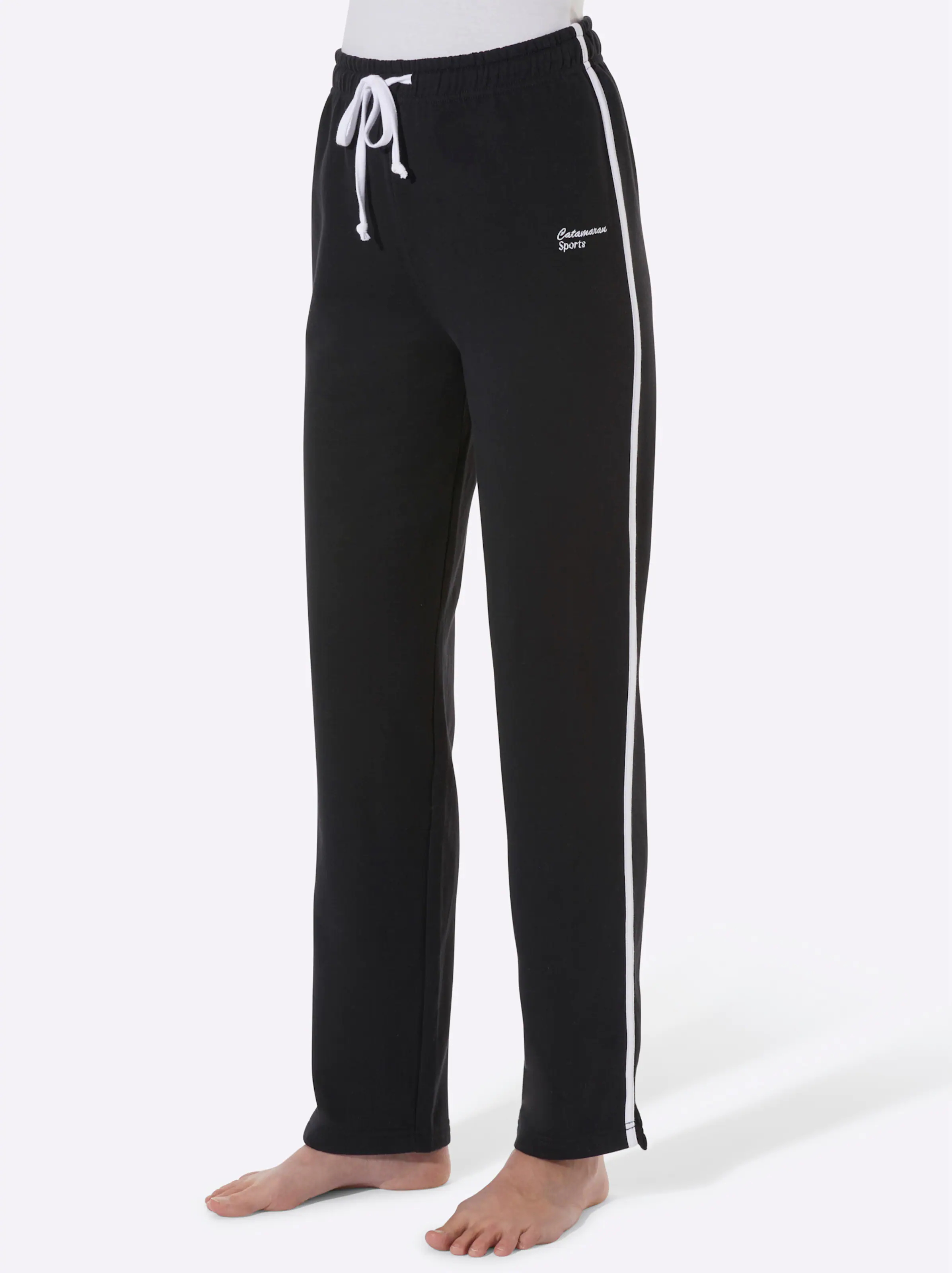 Catamaran Sports Freizeithose in schwarz-weiß
