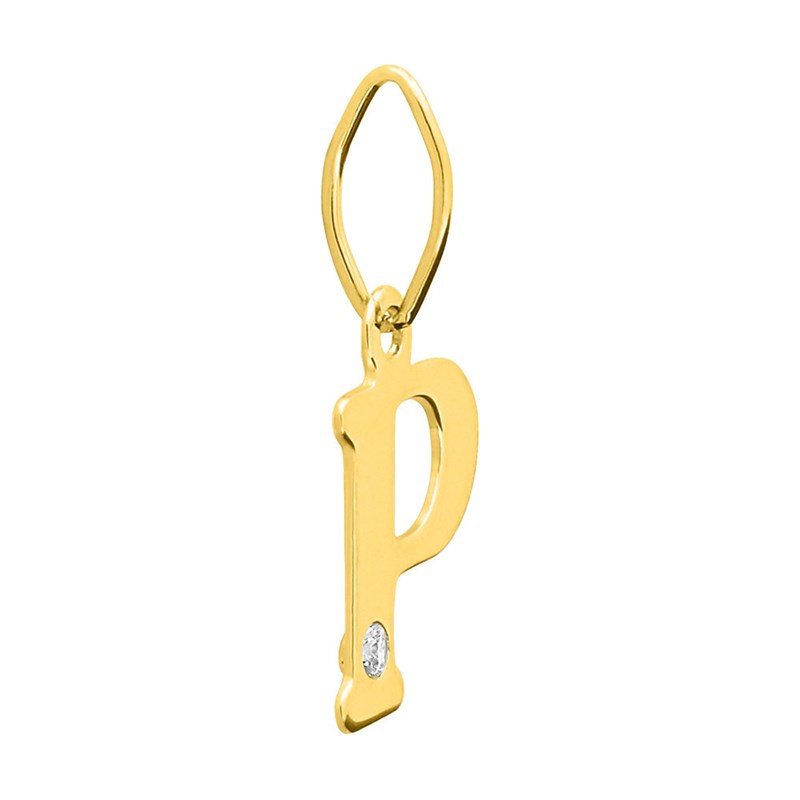 Pendentif Femme - Or 18 Carats - Diamant 0.01 Carats