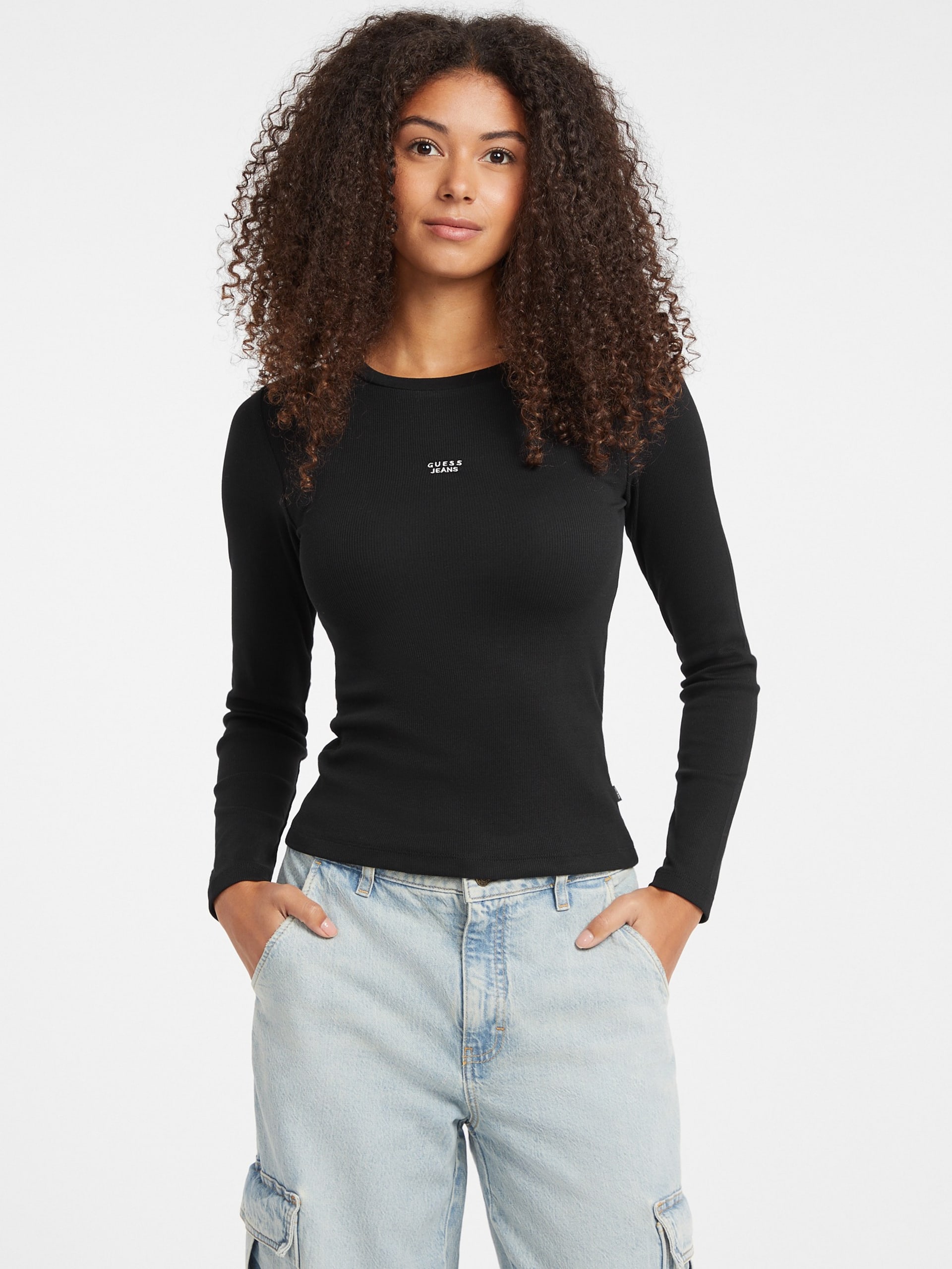 Camiseta Slim com Logo Bordado