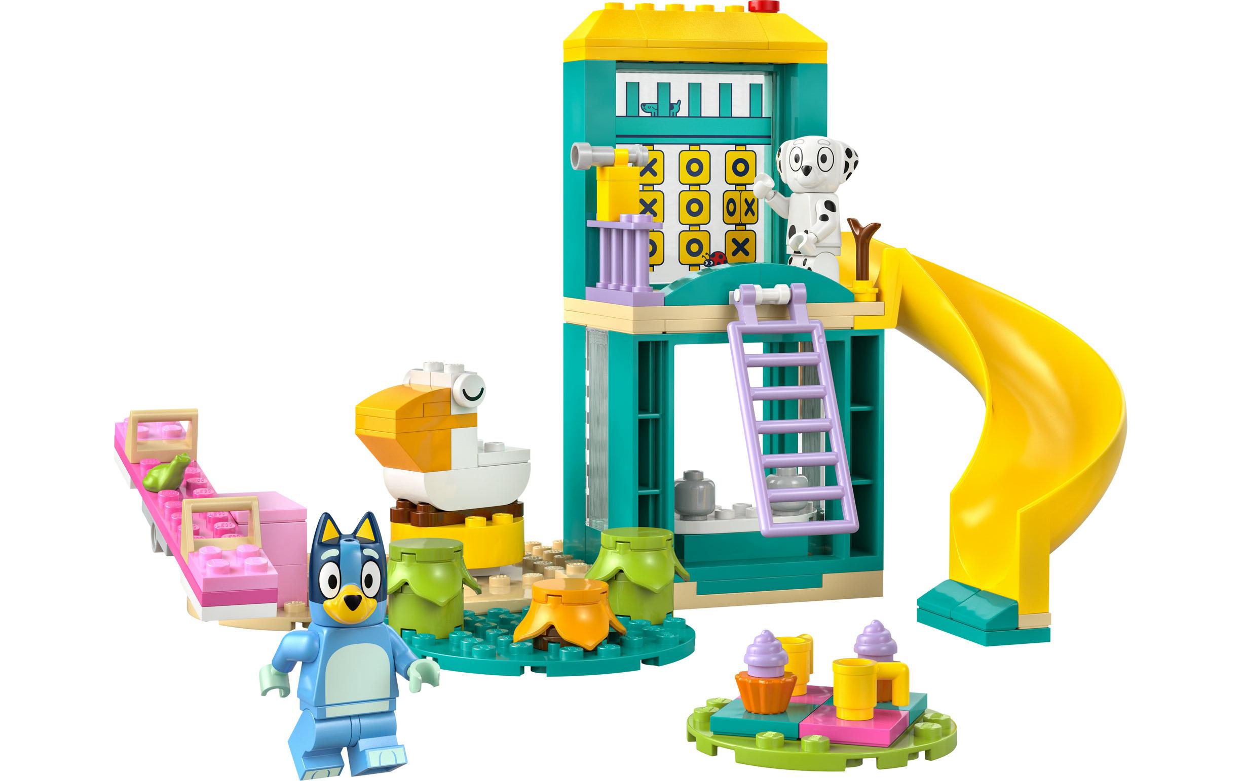Bluey und Chloe auf dem Spielplatz 11201Bau- und Spiel-Set für Kinder