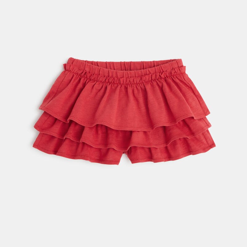 Jupe short bébé fille à volants Absorba Aucune nuance