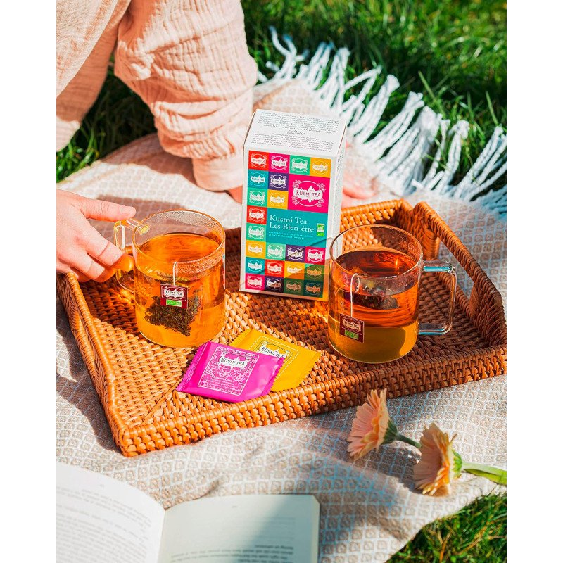 Thé et infusions Bien-être Bio Kusmi Tea - Coffret de 24 sachets