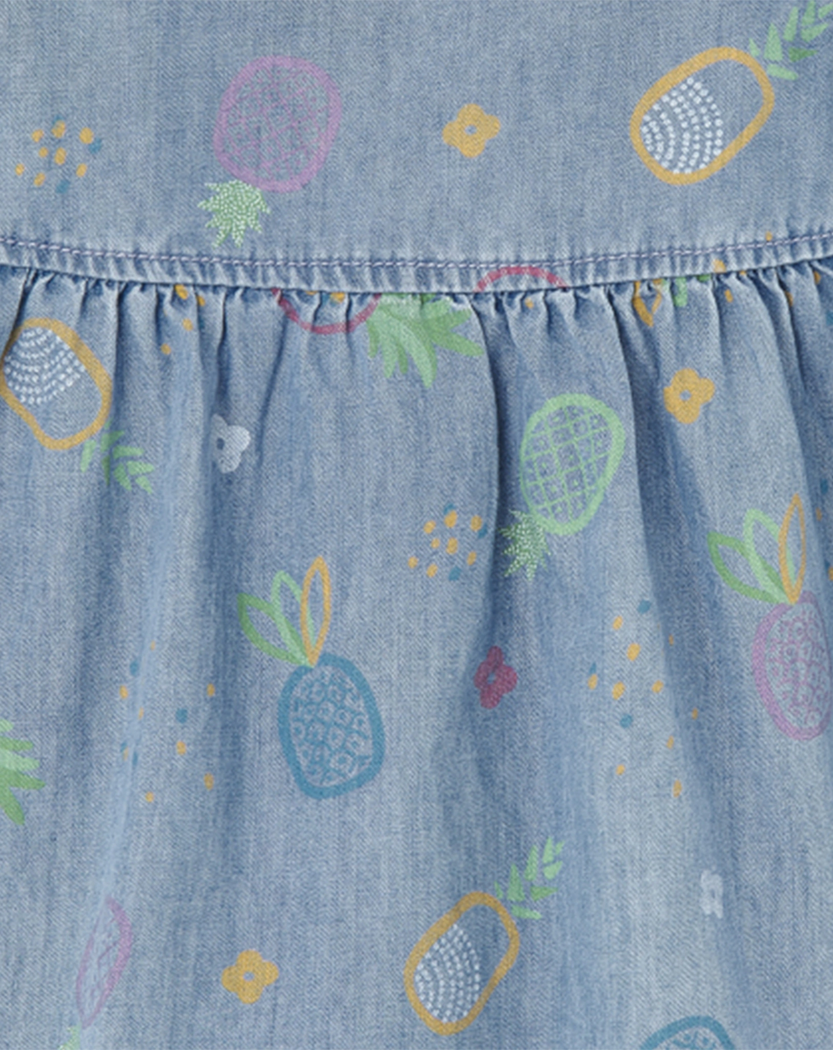 Jeanskleid FRÜHLING in hellblau