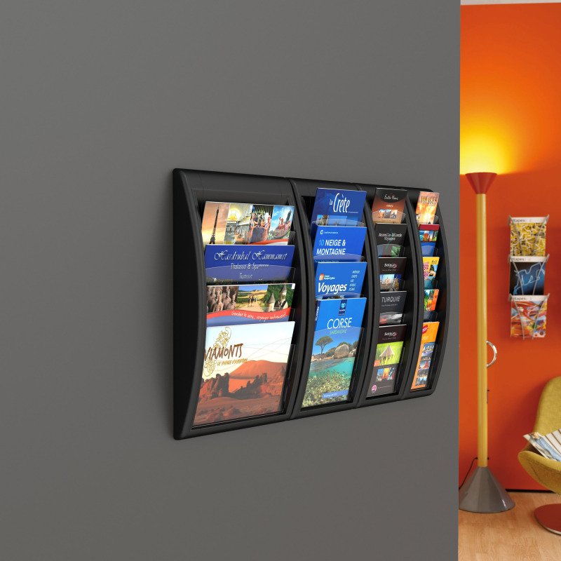 Présentoir mural Quick Fit 5 cases format A5