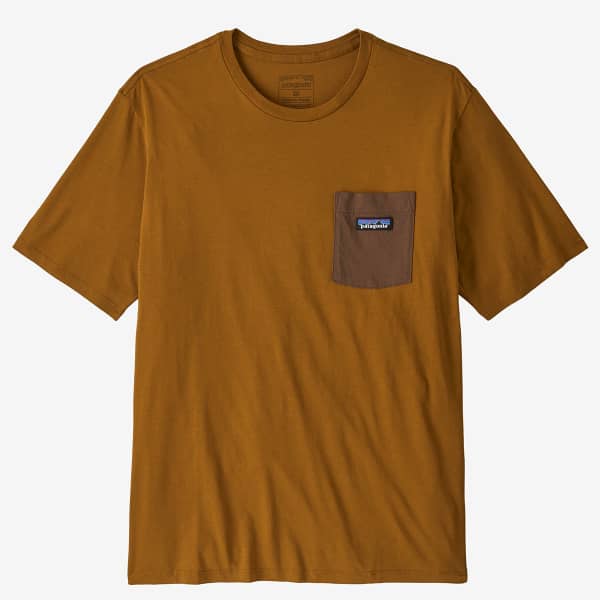 T-shirt PATAGONIA M'S DAILY POCKET TEE SHELTER BROWN