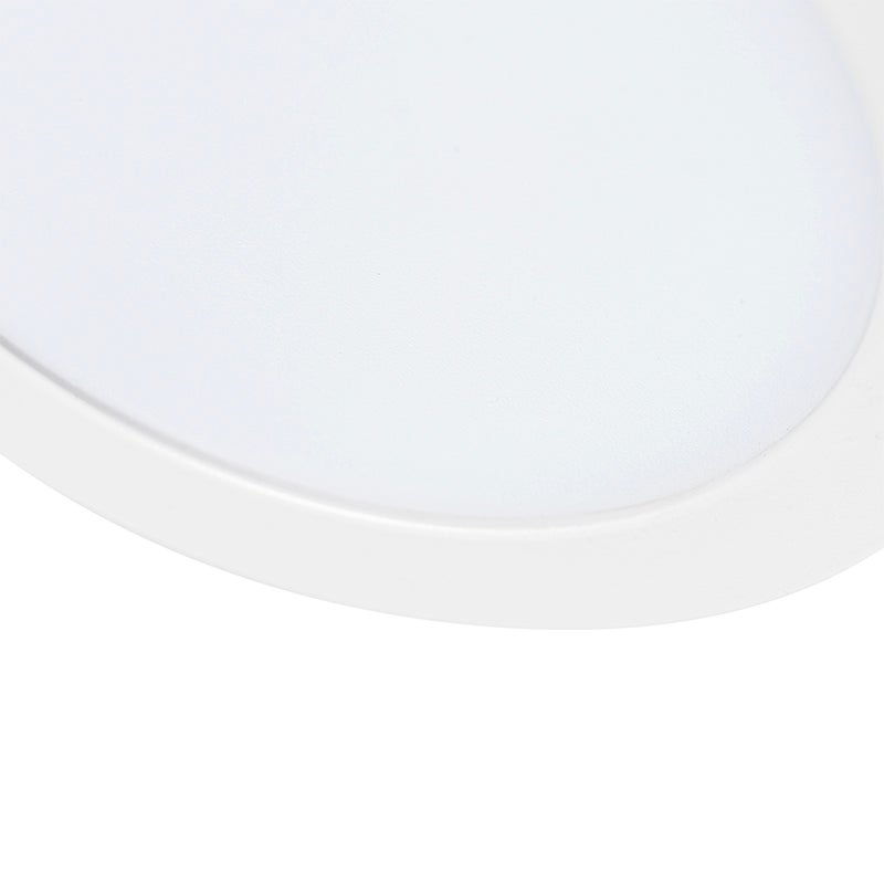 Inbouw- of opbouwspot, wit, 18 cm, inclusief LED, 3-traps dimbaar tot warm wit - Trans