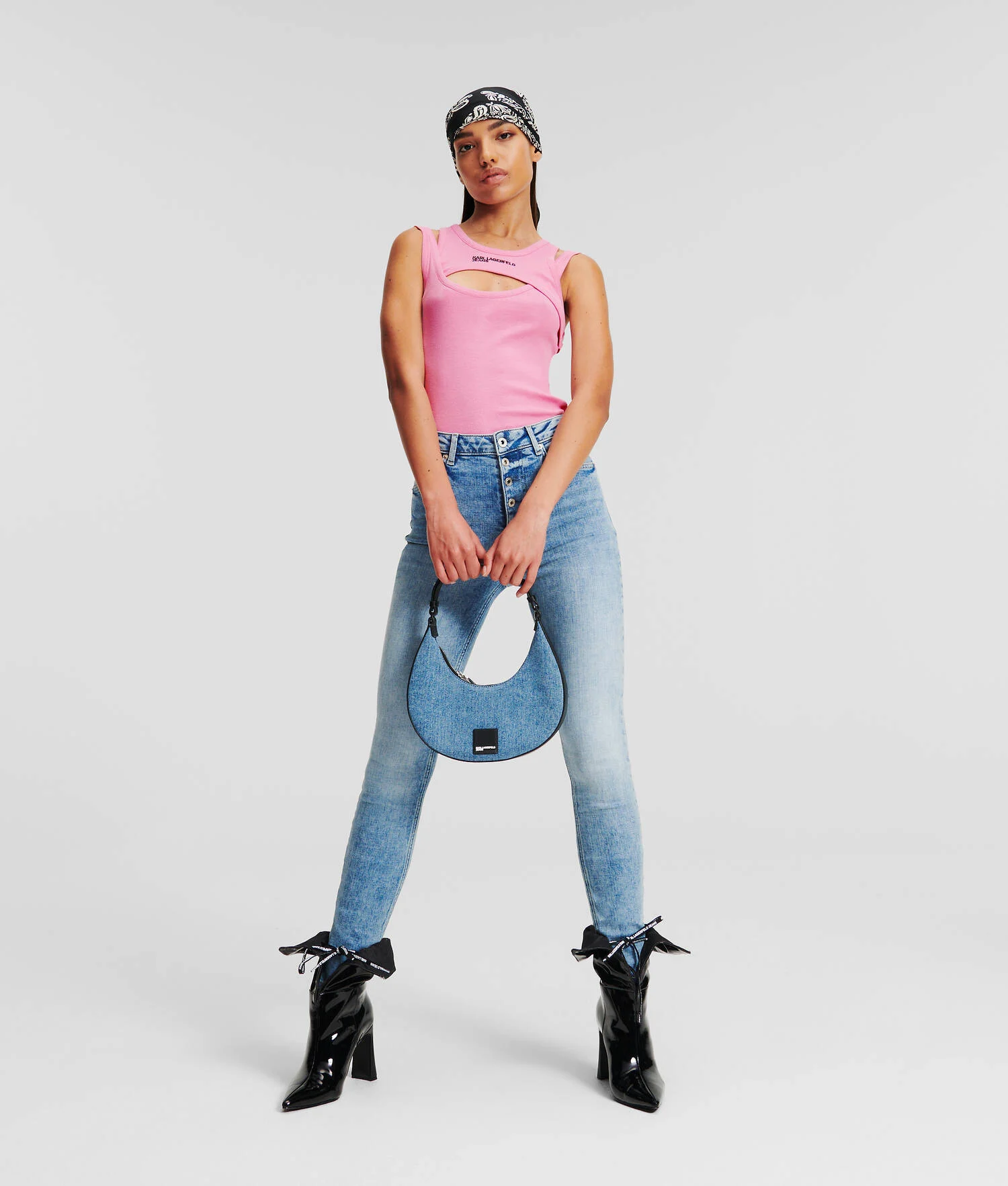 JEAN SKINNY TAILLE HAUTE KLJ