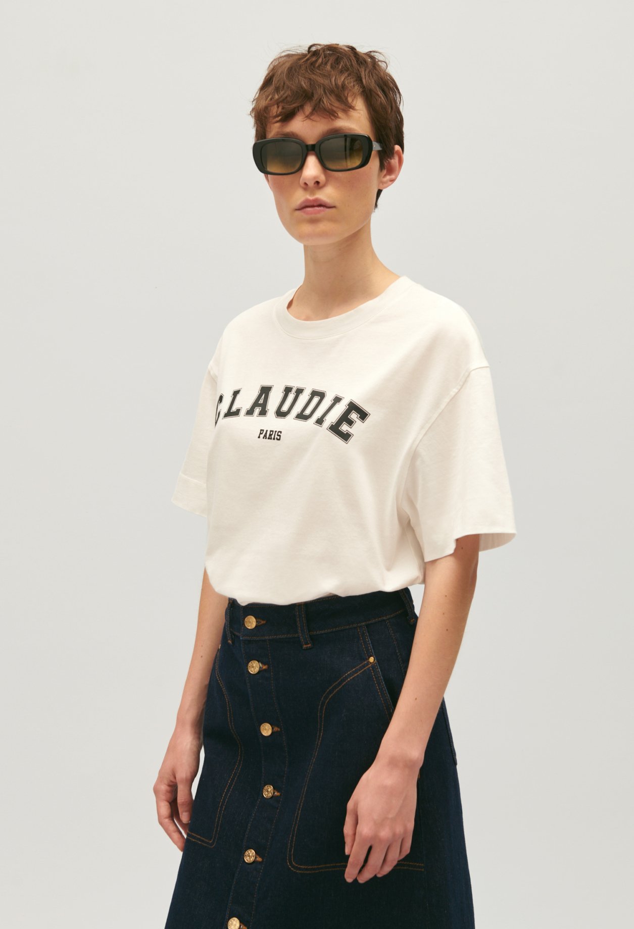 T-shirt manches courtes Claudie Paris