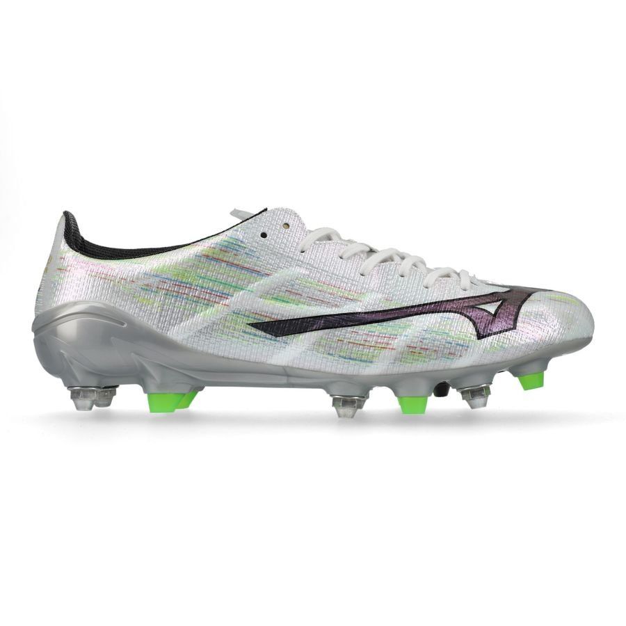 Mizuno Alpha II Made in Japan SG - Blanc/Silver Iridescent/Noir