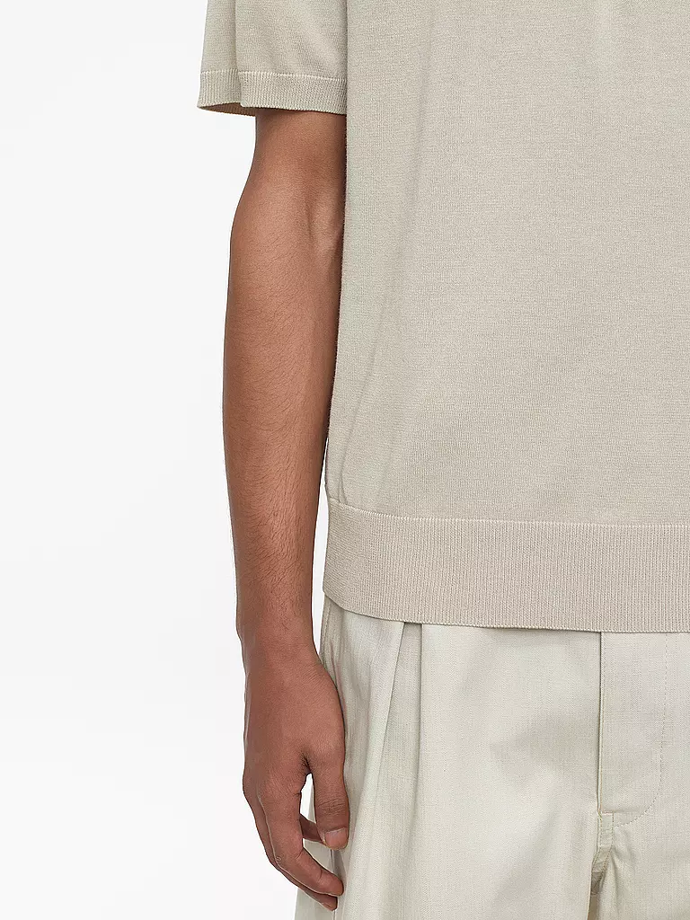 CLOSED Strickpoloshirt  beige