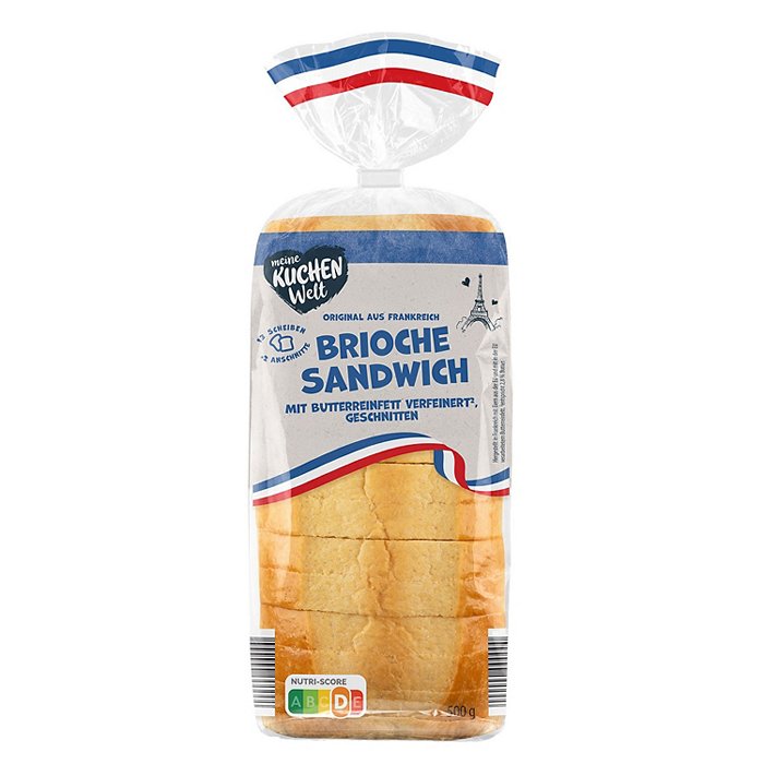 MEINE KUCHENWELT Brioche Sandwich 500 g