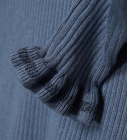 Creamie Bluse - Pullover Rib Strick - Kapitäne Blue