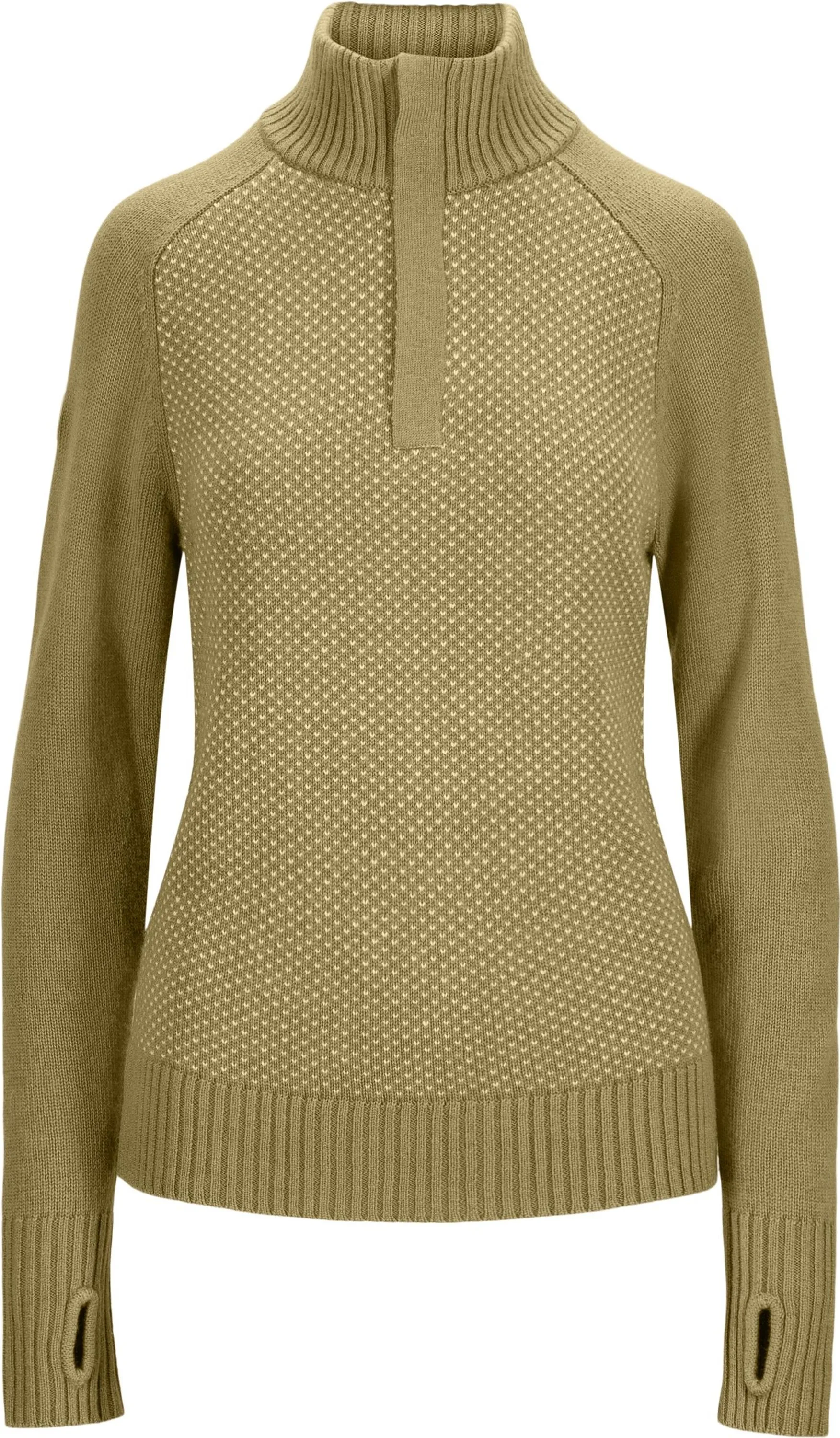 Tufte Wear W Robin Low Half Zip Khaki