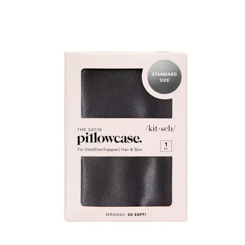 Satin Pillowcase Charcoal