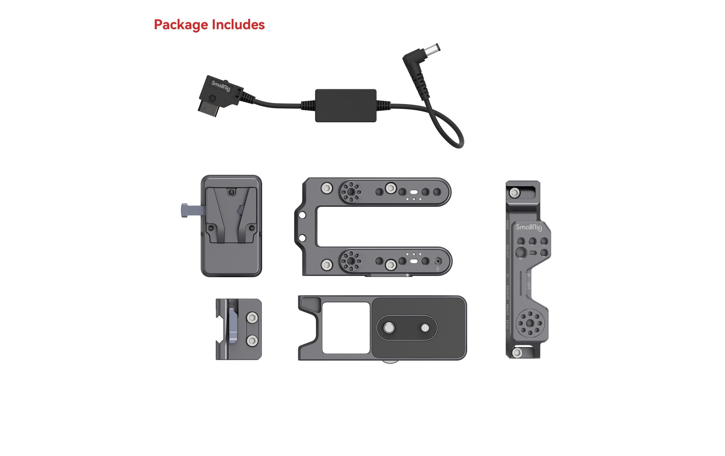 Cage Kit für Sony FX6<br>Kamerakäfig zum Schutz der Kamera und zur Befestigung von Zubehör