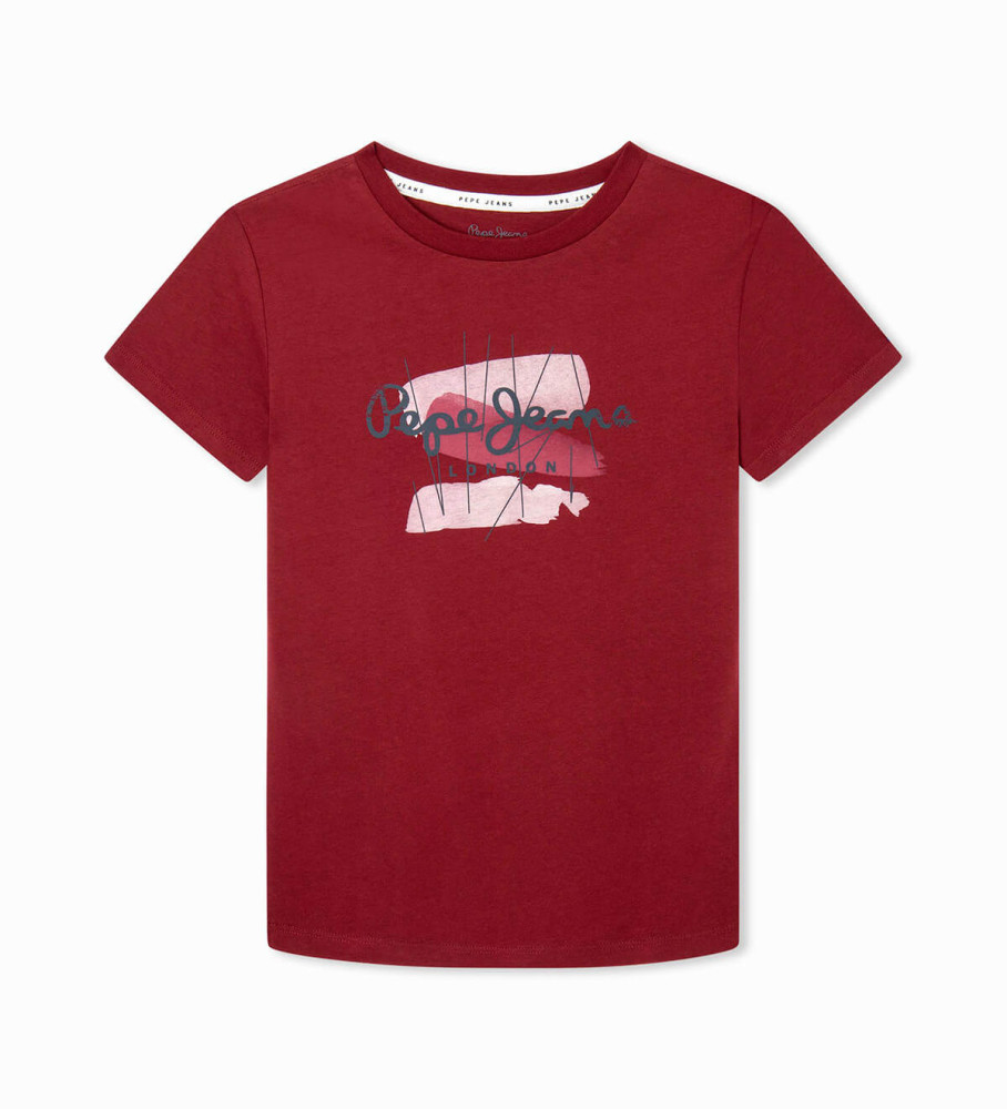Pepe Jeans T-shirt Niall bordô