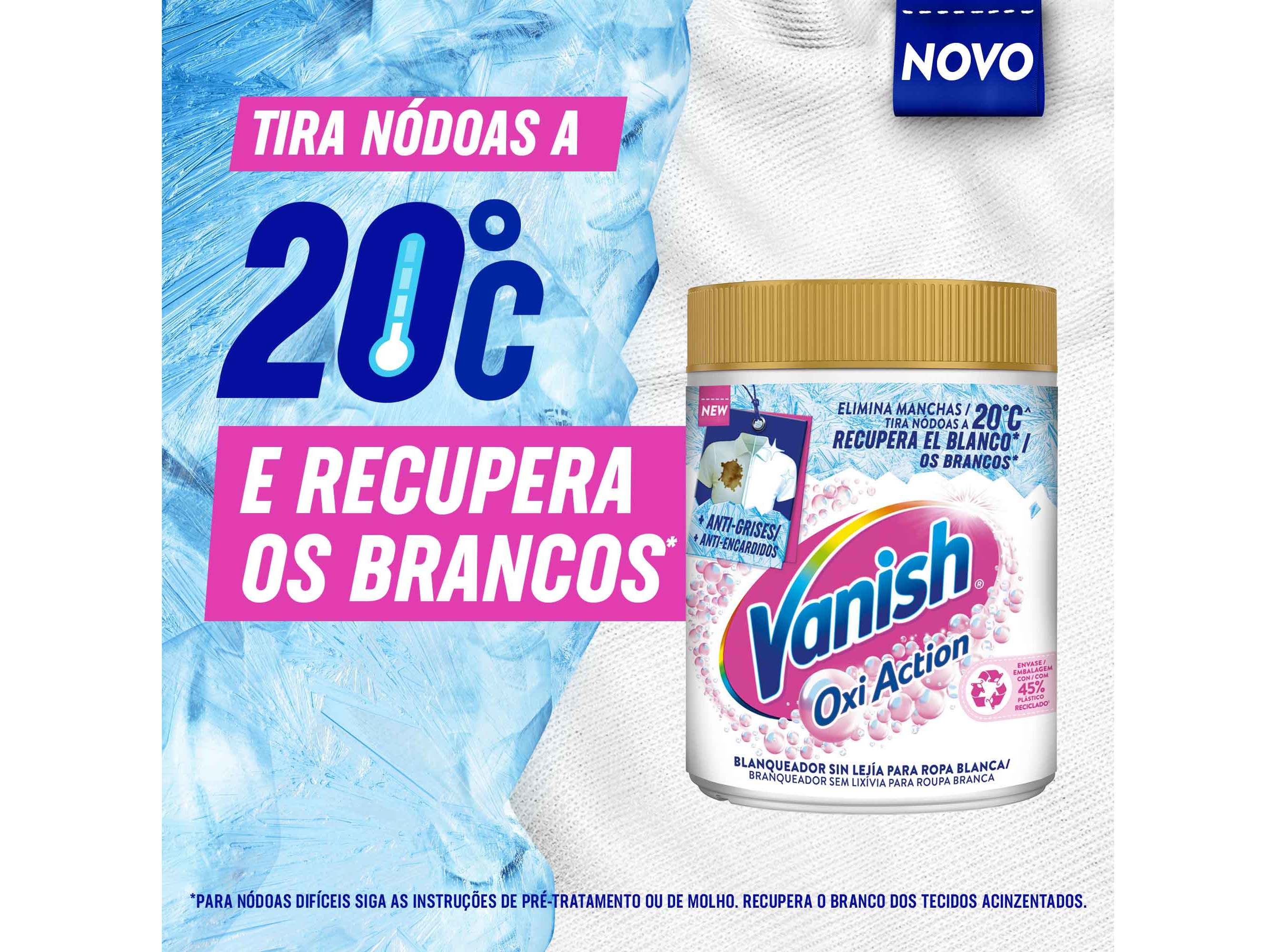 ADITIVOS PÓ VANISH OXI ADVANCE WHITE 400G