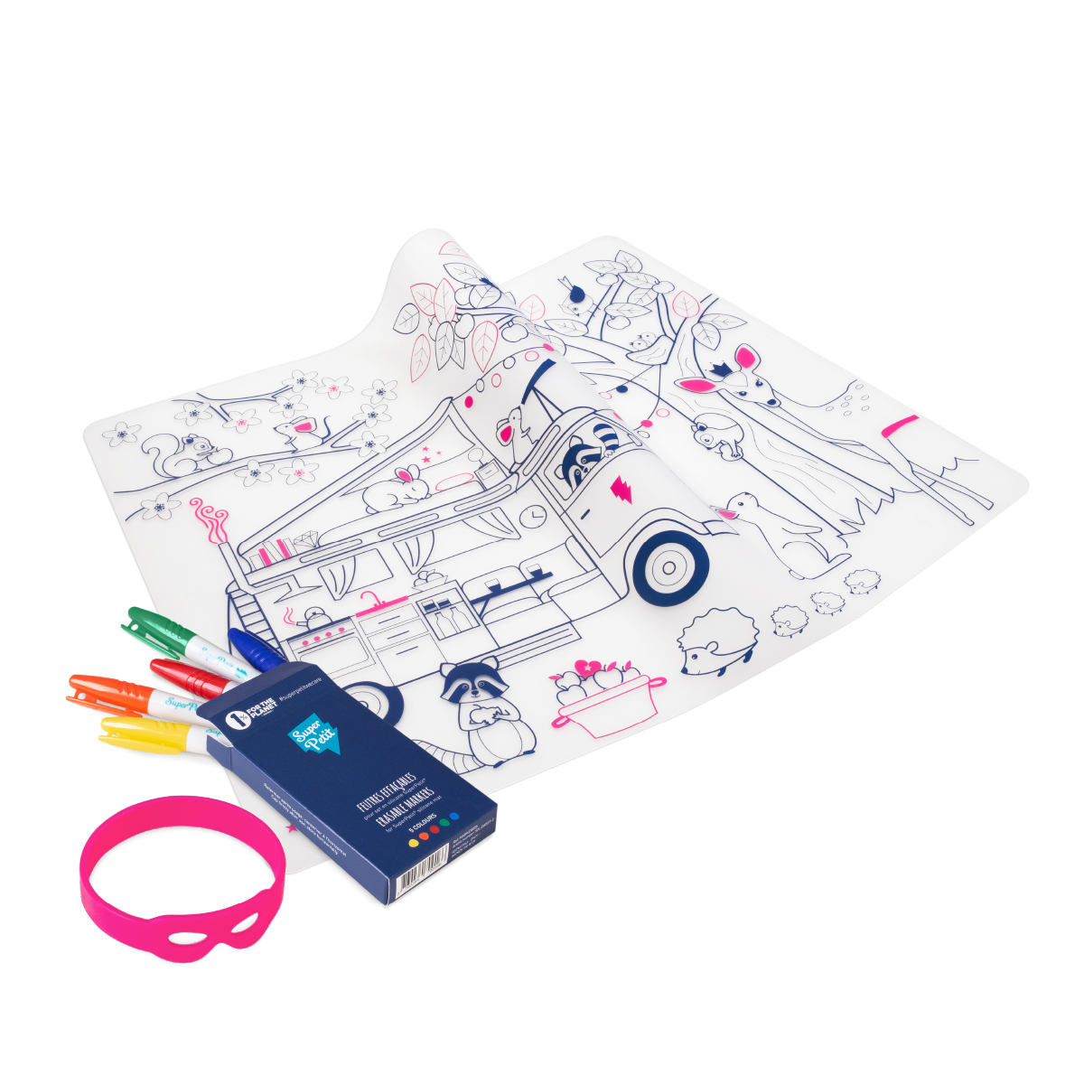 Set de table à colorier en silicone 
