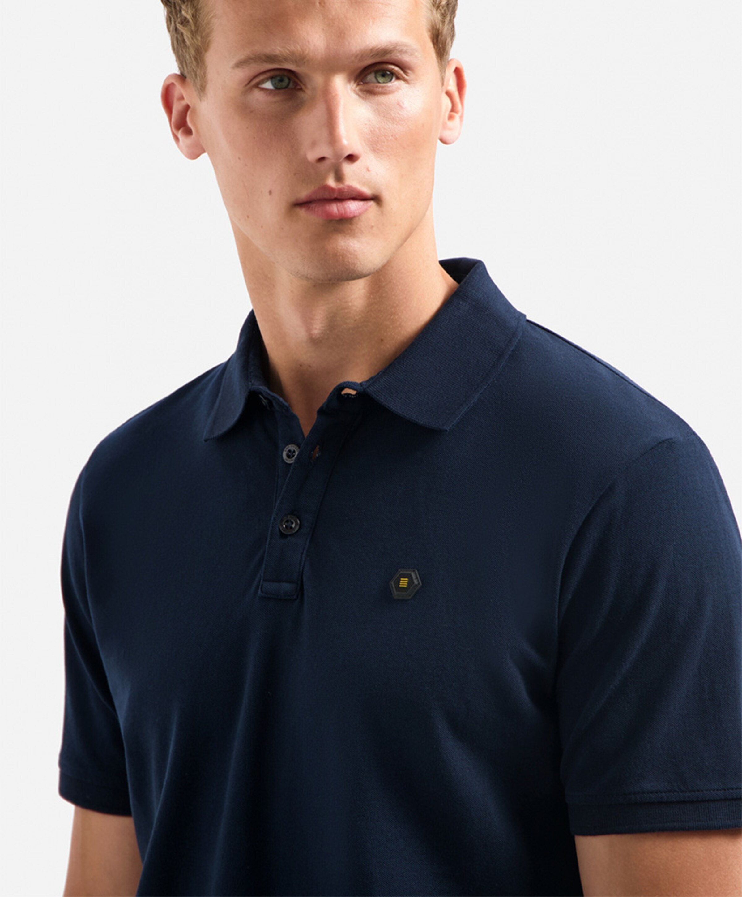 No Excess Heren polo blauw