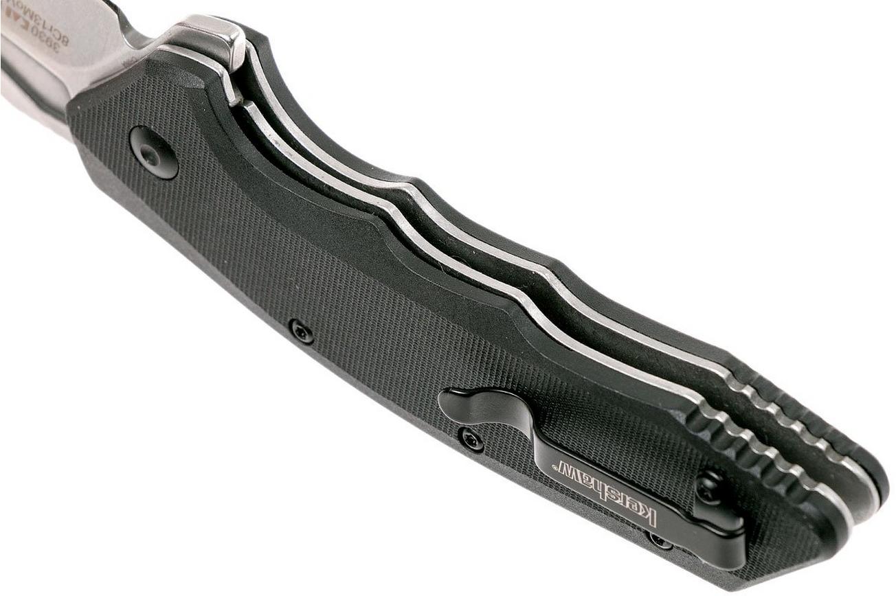 Kershaw Flitch 3930 zakmes, stonewashed blade