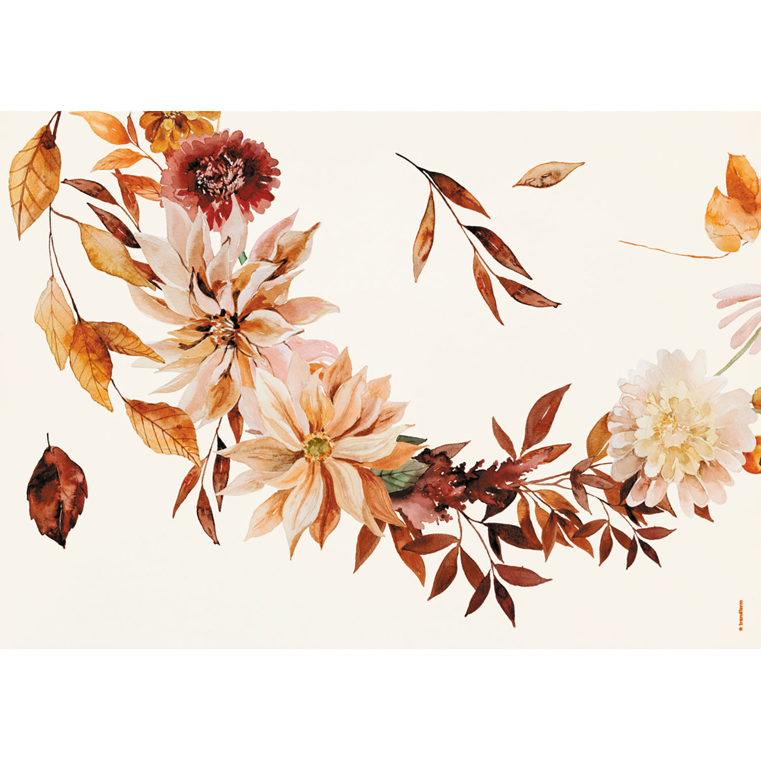 Papiertischset autumn Leaves