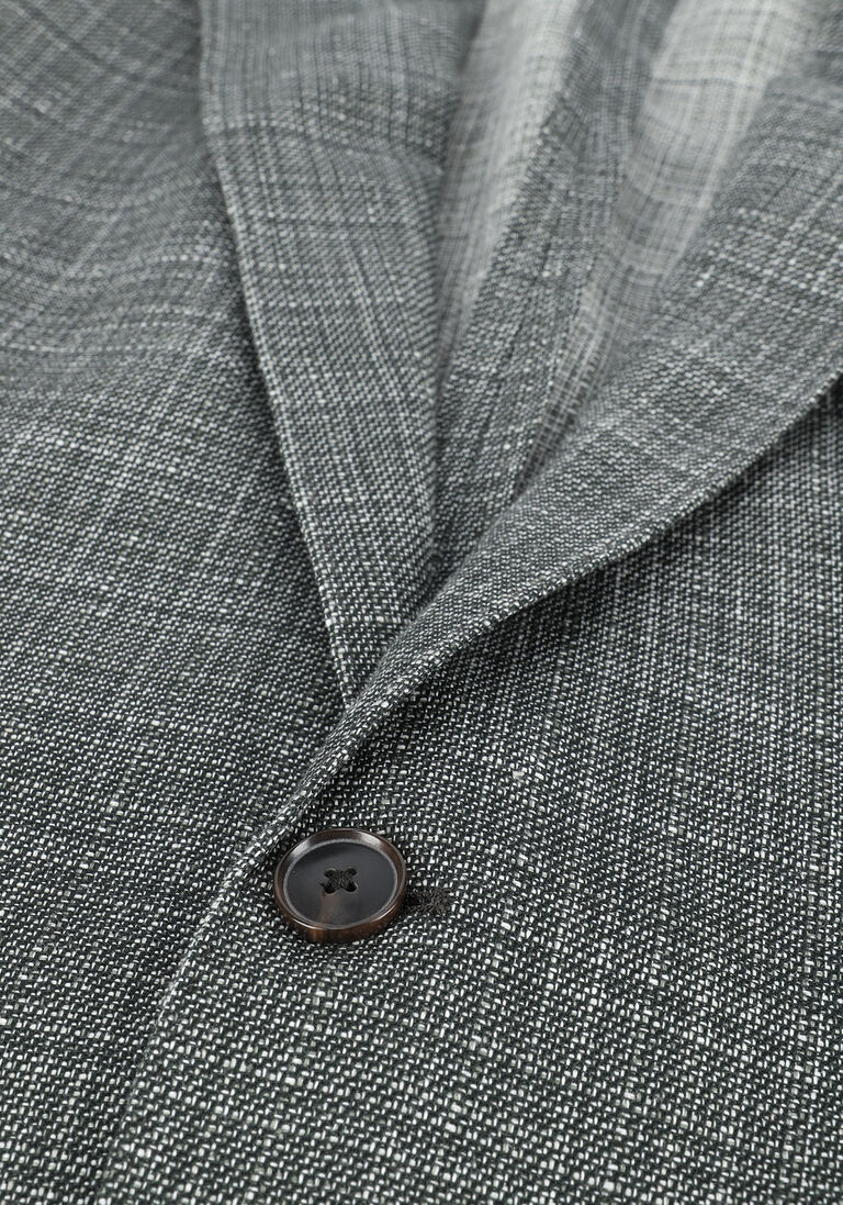 PROFUOMO donkergrijze profuomo colbert jacket woven fau