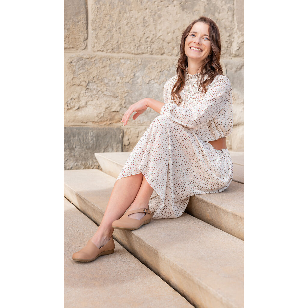 DAMEN - Ballerina PHILINE hellbraun