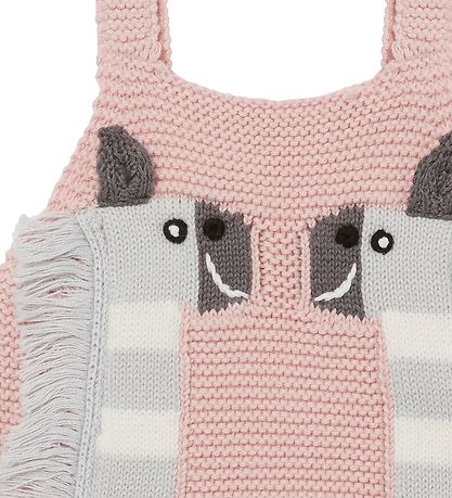 Stella McCartney Kids Body ohne Ärmel - Strick - Pink m. Lamas