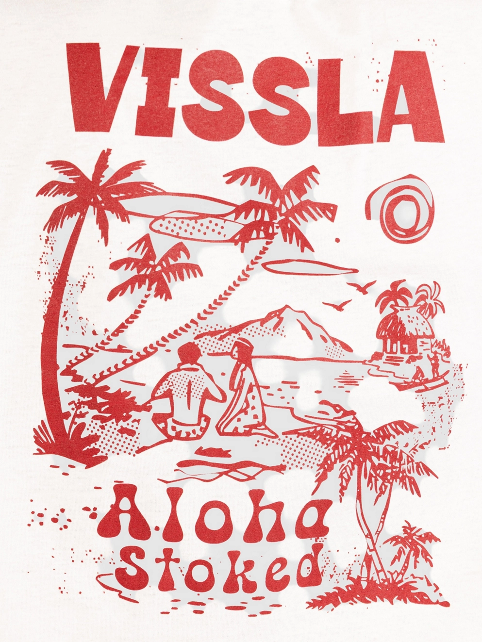 Vissla Aloha T-Shirt vintage white