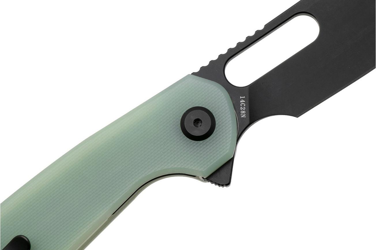 Eutektik Trinity TRI-JBW-R Blackwashed 14C28N, Jade G10, zakmes