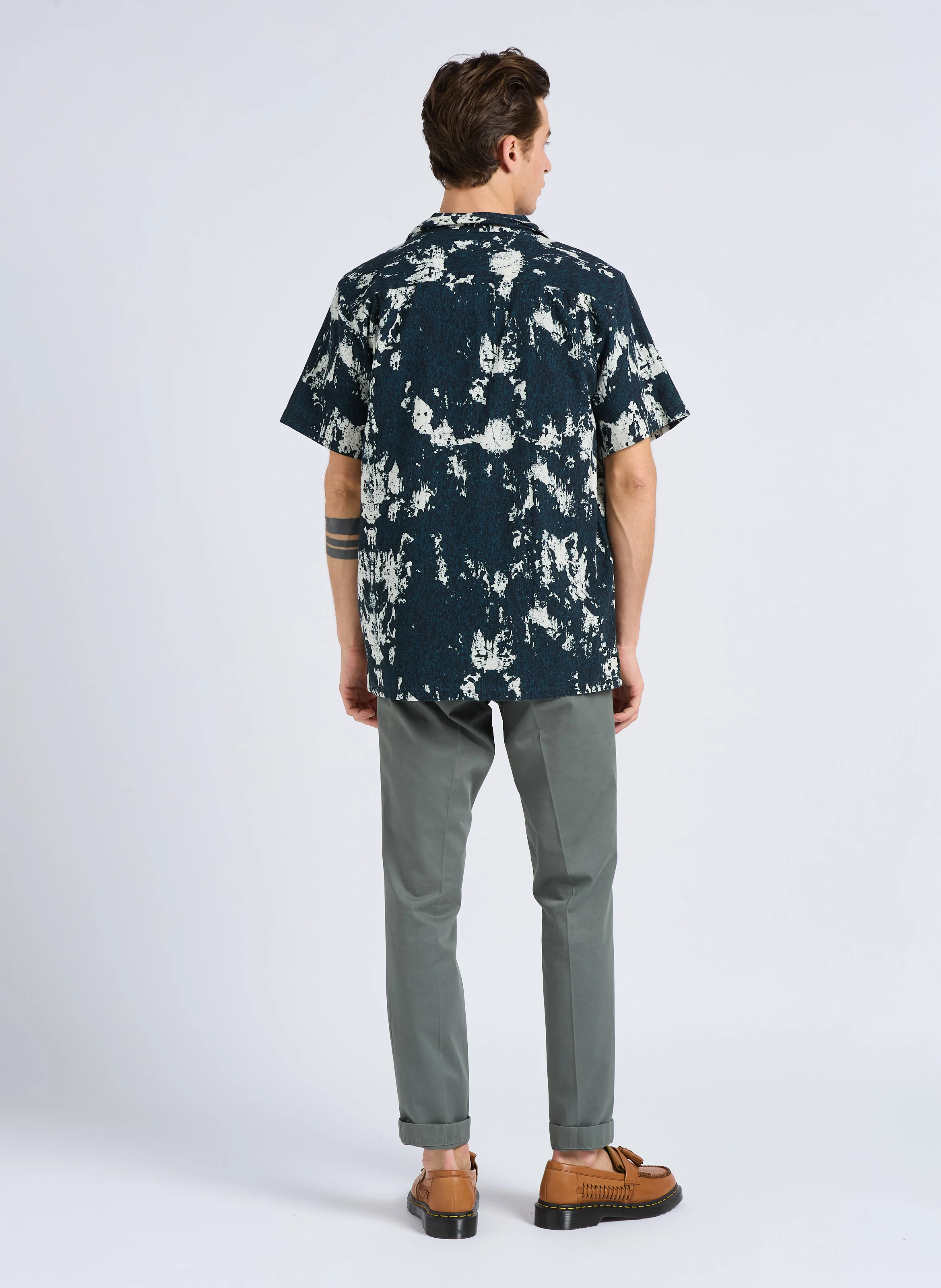 STACY - Tee-shirt col rond en coton bio| Bleu