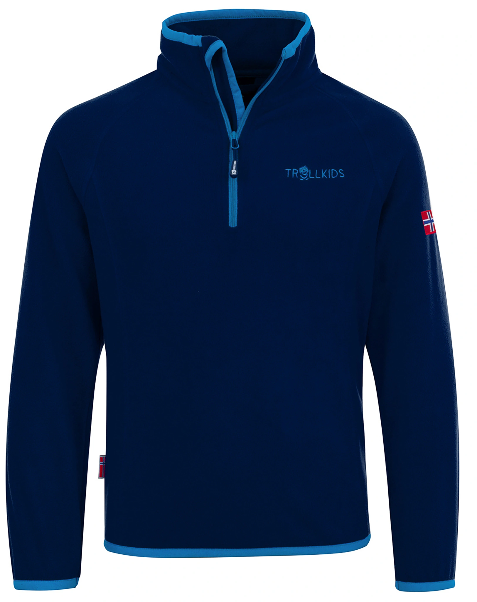 Fleece-PulloKids NORDLAND in navy/light blue