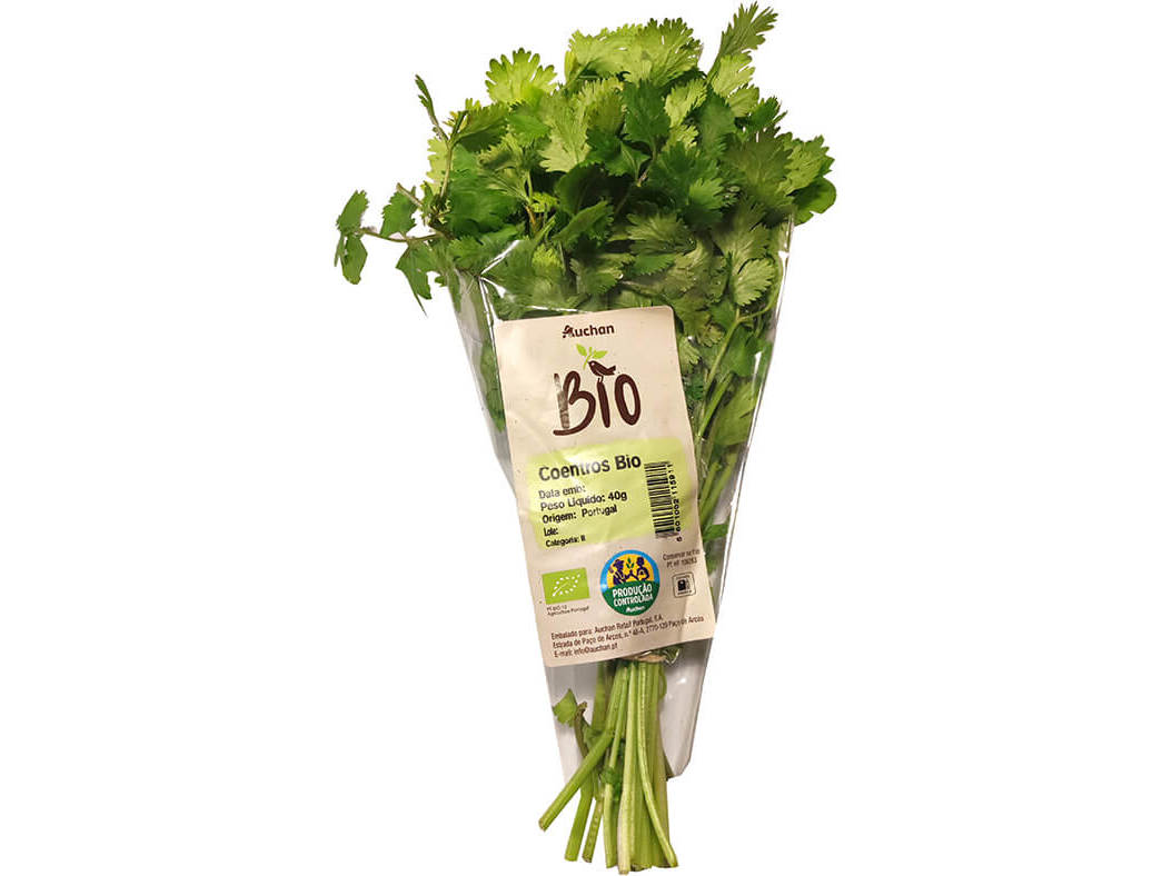 COENTROS AUCHAN BIO CULTIVAMOS O BOM MOLHO 40 G