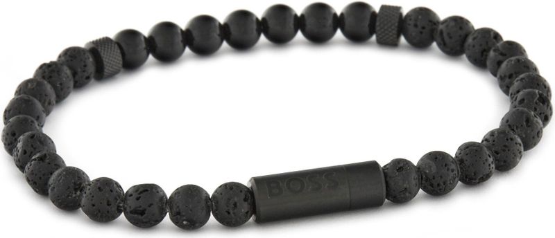 Boss - 1580272 - Armband - Zwart - Onyx en Lavasteen