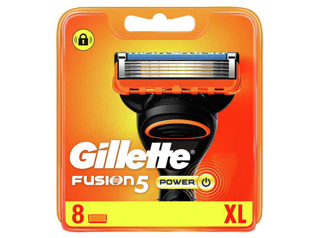 RECARGA DE LÂMINAS FUSION5 POWER GILLETTE 8 UN