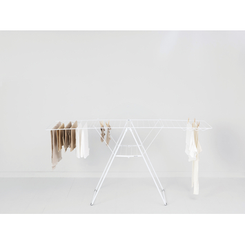 Brabantia HangOn Droogrek - 25 m - Inklapbaar wasrek - White