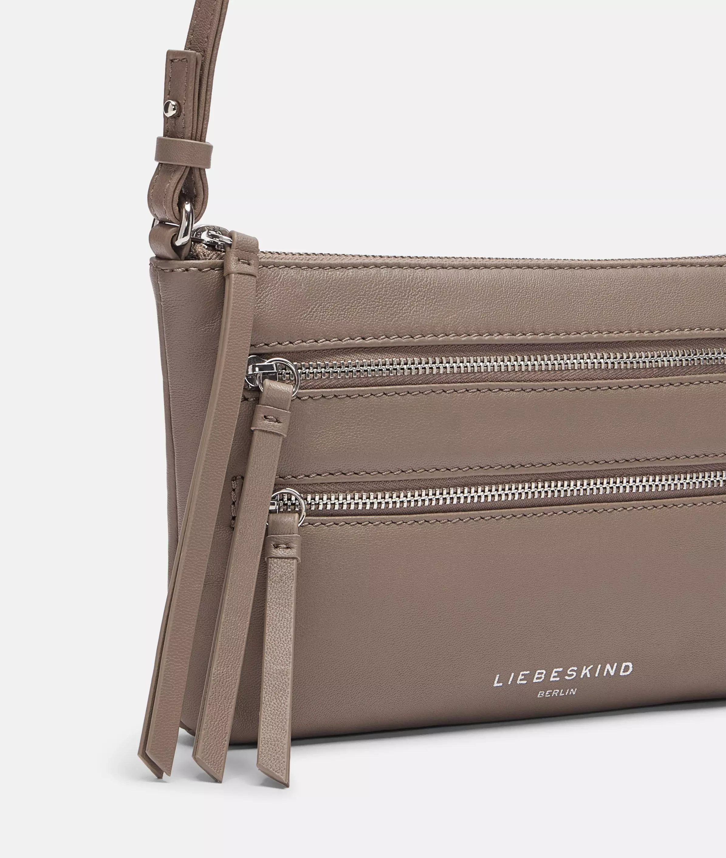 Crossbody Handy shoulder bag made from soft sheepskin