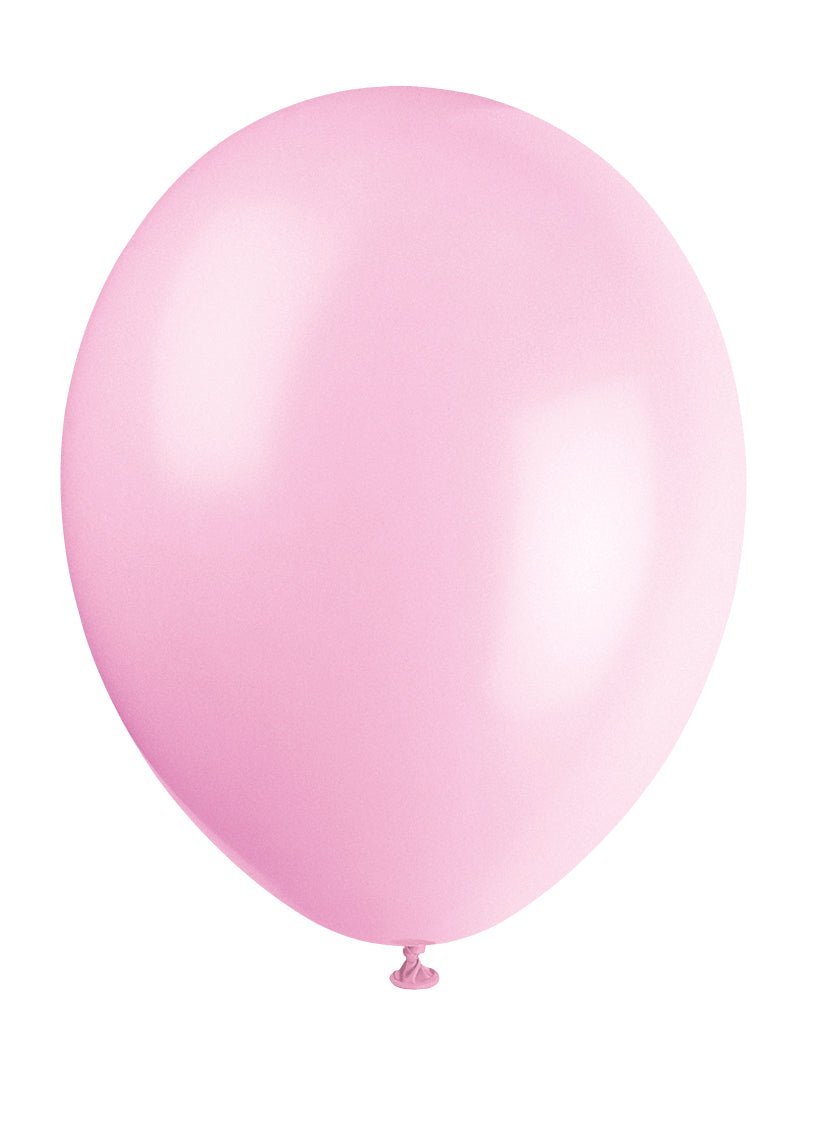 Lichtroze Ballonnen Glans Latex 30cm 10st