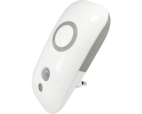 LED-nachtlampje met schemer- en bewegingssensor, wit, H 11,4 cm