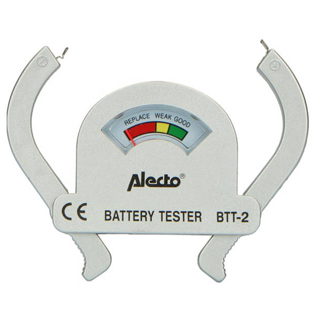 Batterijtester AA/AAA/C/D/9V Alecto BTT-2 Zwart