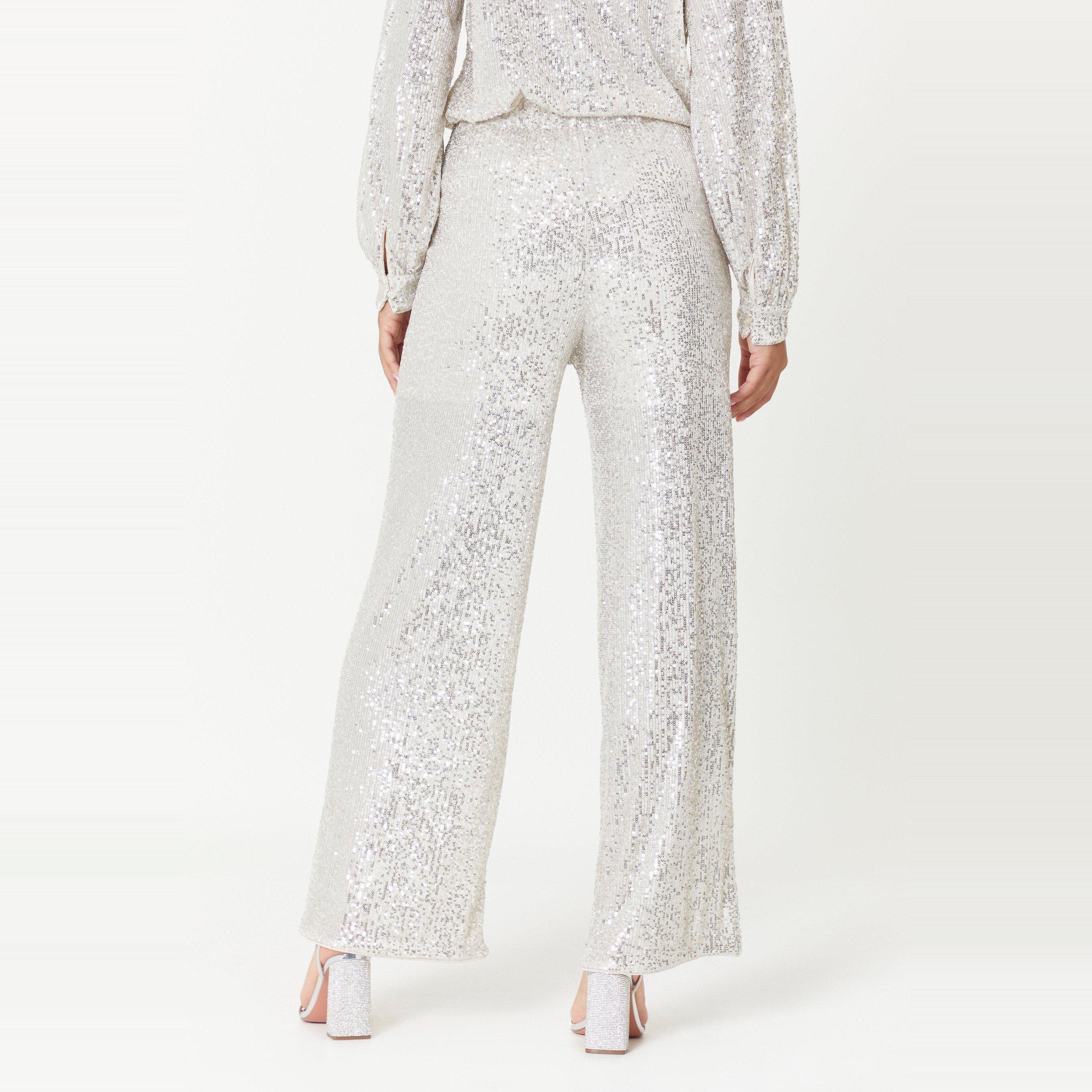 Be You Wide Leg Sequin Trouser