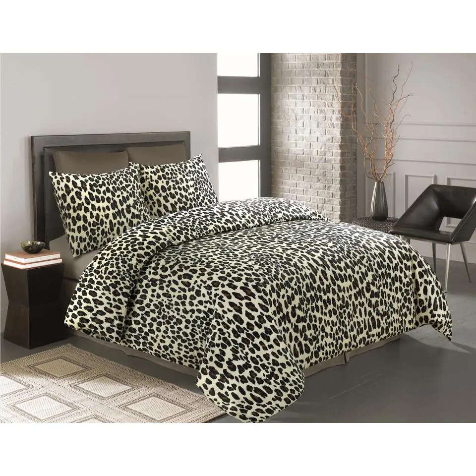 Day Dream Dekbedovertrek Panter - 240x200/220 cm - Beige